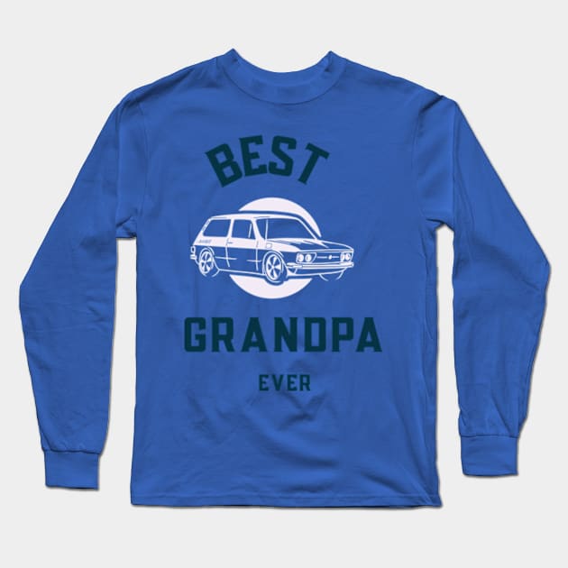 Best Grandpa Ever Long Sleeve T-Shirt by Brenda Mathes